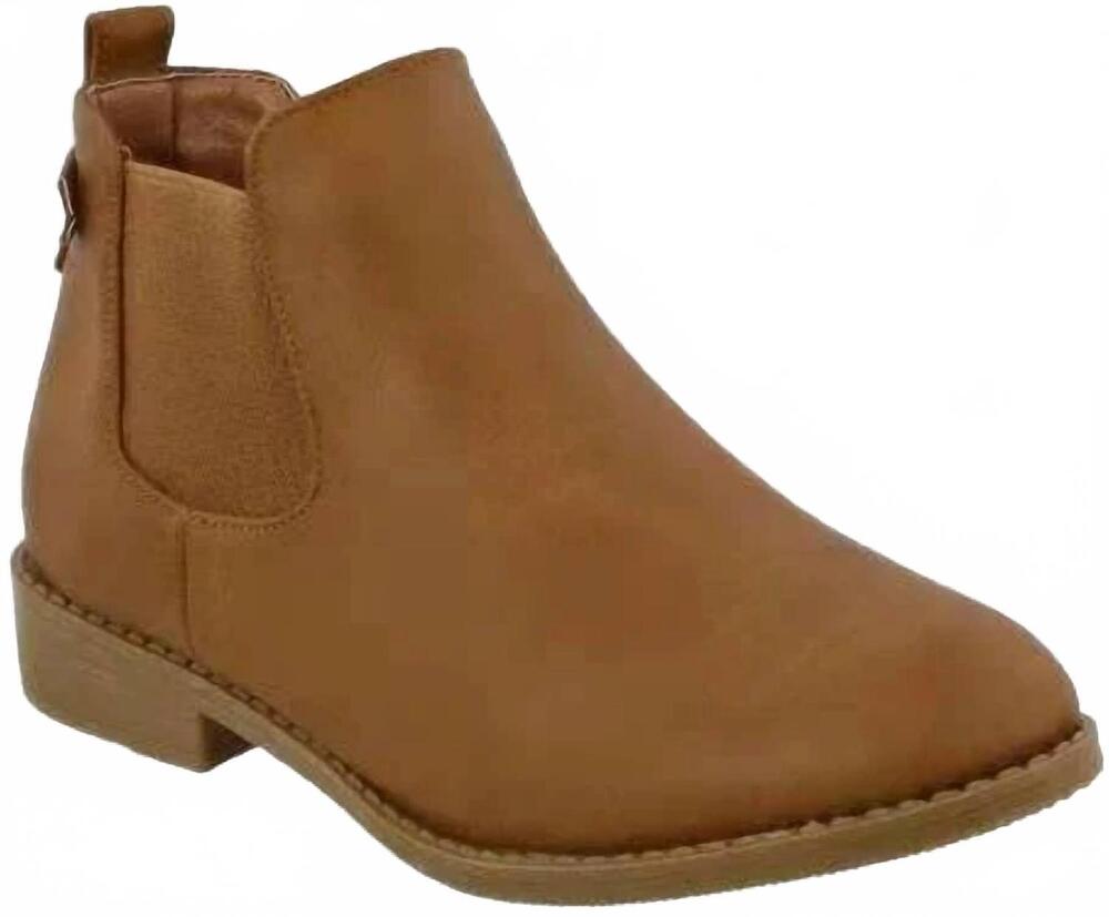 NEW KANCAN girl's walk the line boots in tan